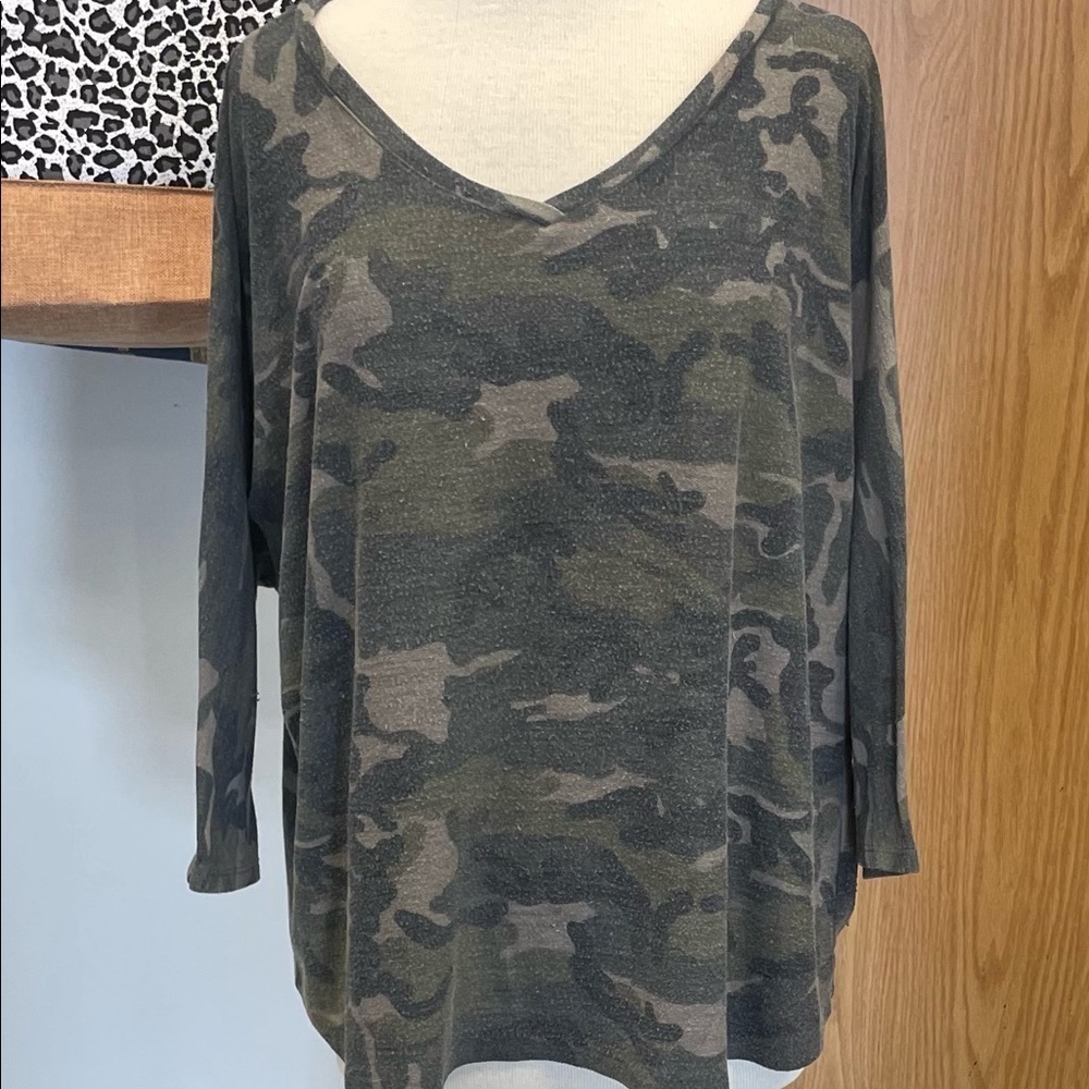 Carrie Camo Long Sleeve